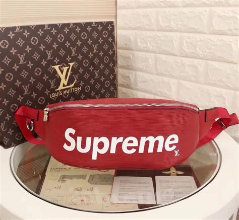 supreme louis vuitton waist bag|Louis Vuitton x supreme cartera.